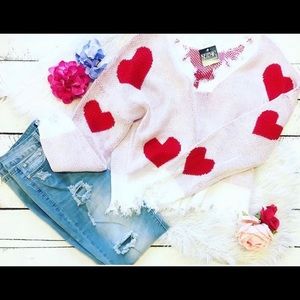 Queen of hearts sweater